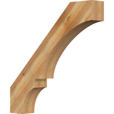 Ekena Millwork 6"W x 38"D x 38"H Balboa Rough Sawn Knee Brace, Western Red Cedar BRC06X38X38BOA00RWR
